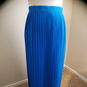 Cobalt blue maxi skirt